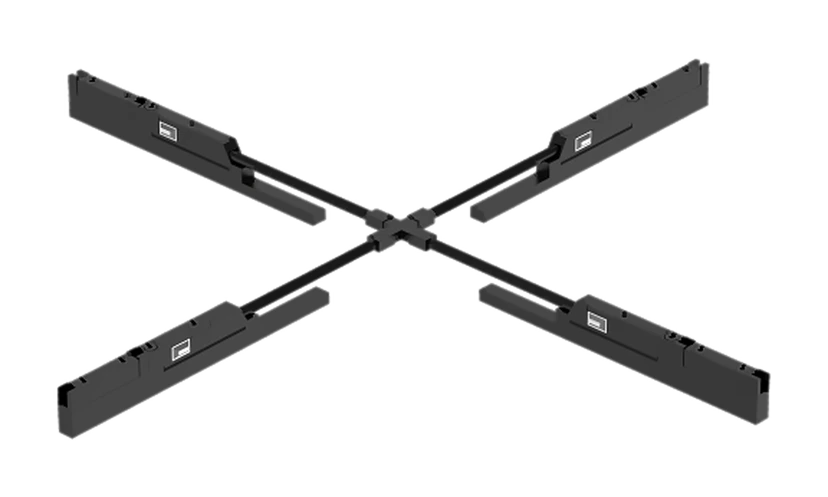 Four-way module connector