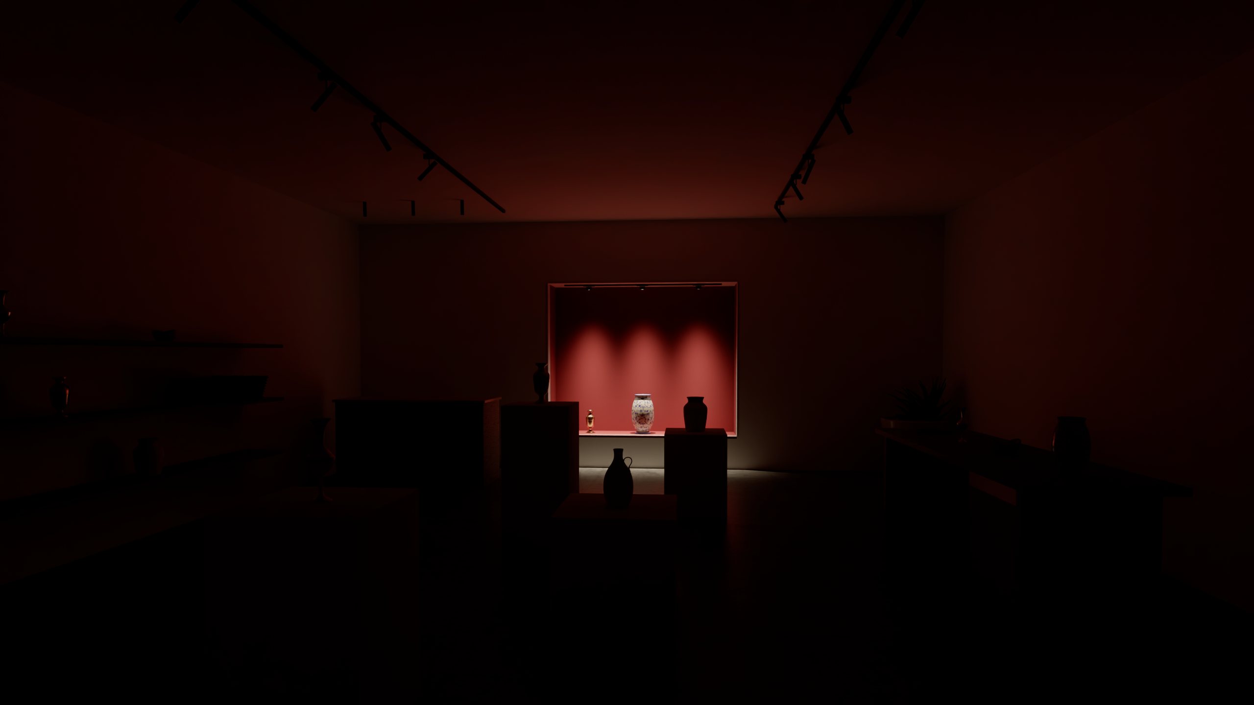 Boutique lit by ST-6032 alone