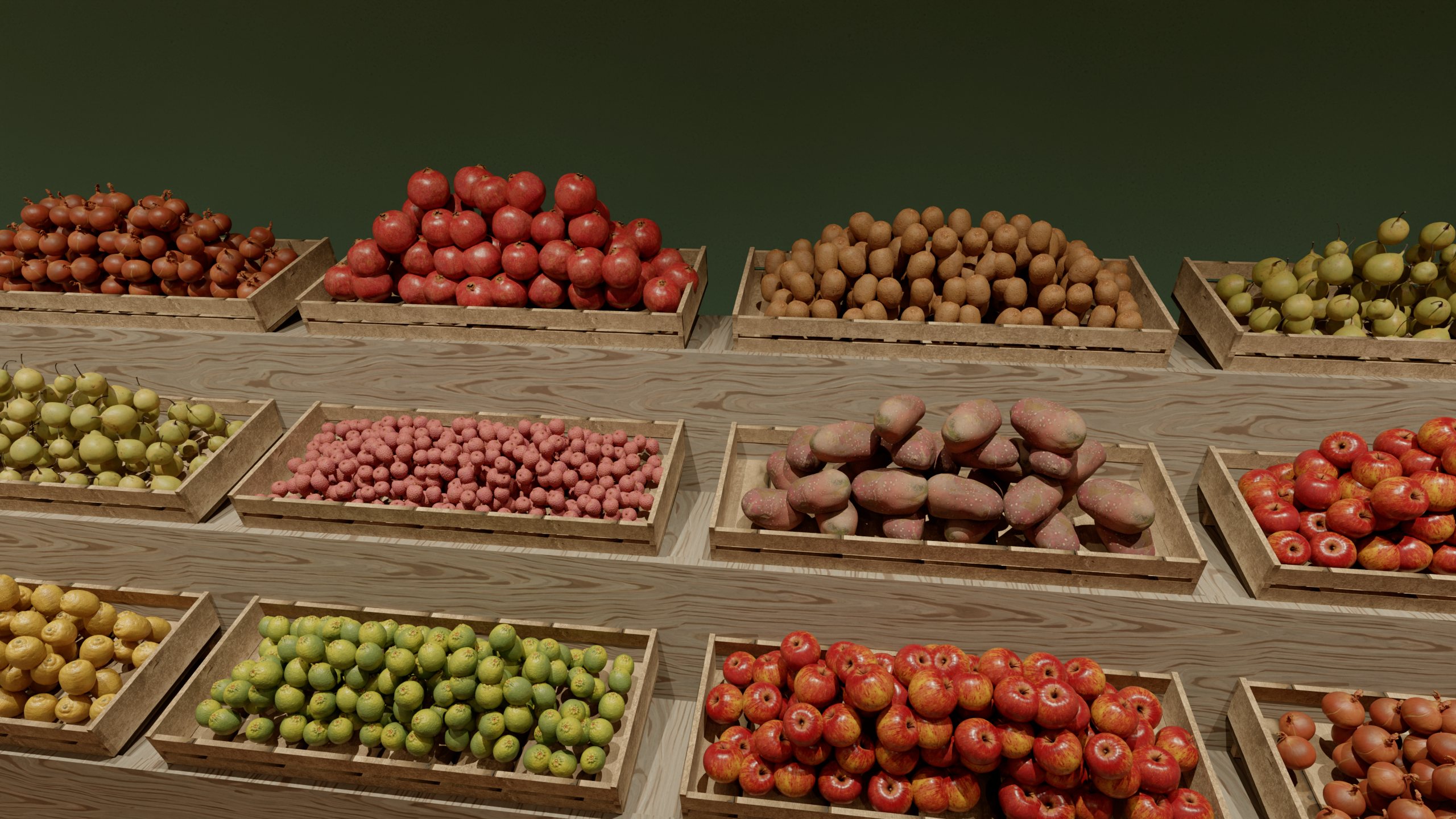 Greengrocer lit by Tour Forty8 TR0276 alone